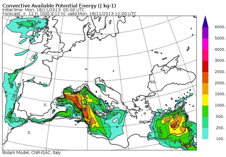 11 - Analisi meteorologica dell’evento alluvionale del 18 novembre 2013 in Sardegna