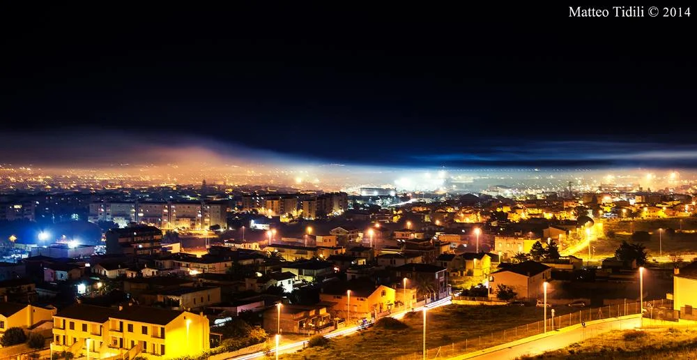 2 - Cagliari, i banchi di nebbia dopo la pioggia