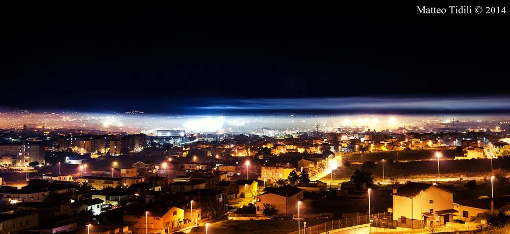 3 - Cagliari, i banchi di nebbia dopo la pioggia