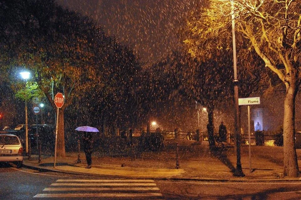 cagliari2 - Una spettacolare nevicata saluta il 2014 a Cagliari