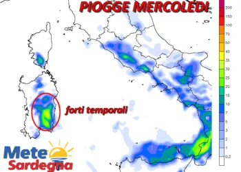 pcp12h 58 350x250 - Sardegna nell'occhio del ciclone "Carlo": presto scoppierà l'instabilità