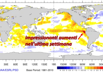 sst 350x250 - El nino: sarà un'estate caldissima?