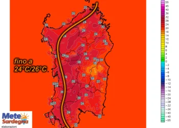 t2m 371 350x250 - Il meteo per domani: sole e più caldo ad ovest
