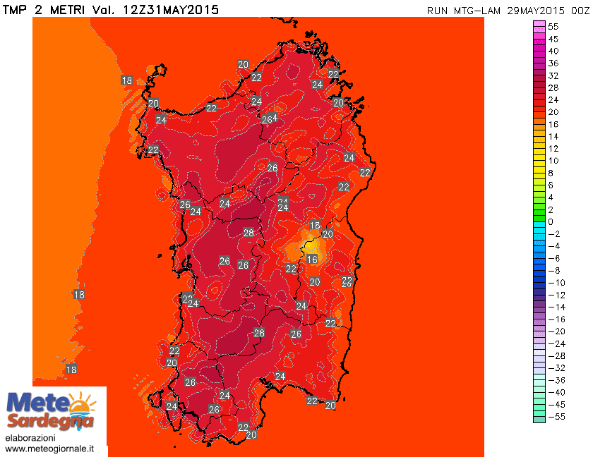 Temperature massime