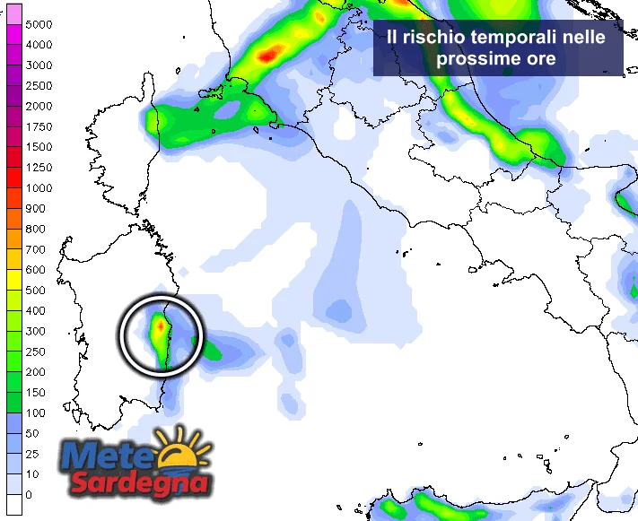 Nel pomeriggio potrebbe verificarsi qualche temporale temporali sardegna - Nel pomeriggio potrebbe verificarsi qualche temporale