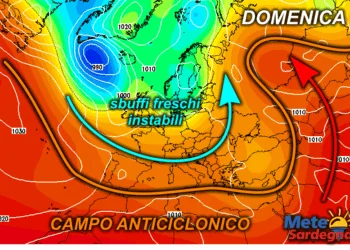 z500 96 350x250 - Parentesi soleggiata ma da domenica tornano i temporali?