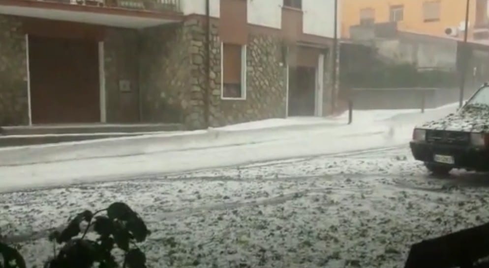 Untitled 115 - Tempesta di grandine a Sorgono VIDEO ECCEZIONALE