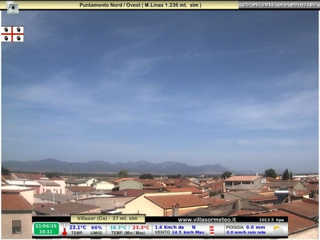 fonte webcam Villasormeteo.it