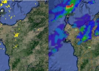 piogge temporali 350x250 - Temporali verso Alghero, altri ad est di Sassari