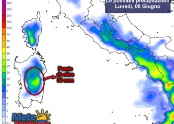 piogge6 350x250 - Temporali: lunedì sarà la giornata peggiore