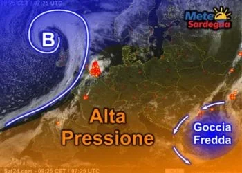 satsardegna 350x250 - Affluisce aria fresca e instabile dal nord Europa
