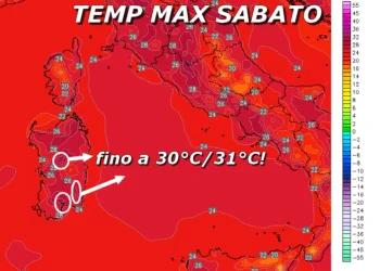 t2m 50 350x250 - Forti temporali nel week end! I primi dettagli