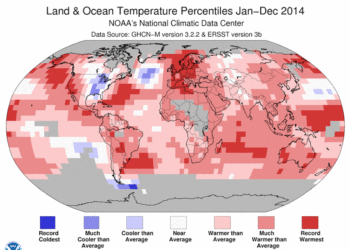 temperature 2014 350x250 - Ondate di caldo sempre più forti - DATI allarmanti