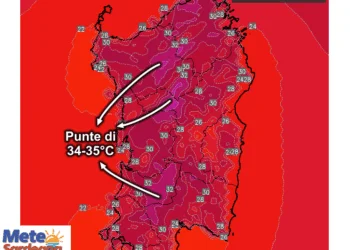 temperature21 350x250 - METEO WEEKEND: i modelli confermano l'alta pressione e il caldo