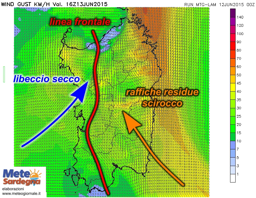 Transito frontale sabato pomeriggio: attese piogge sparse wgust 401 - Transito frontale sabato pomeriggio: attese piogge sparse