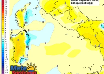 Differenza temperature 350x250 - Tornerà l'estate: forte aumento temperature da martedì