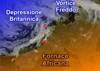 MeteoSat3 350x250 - Pomeriggio di fuoco: superati i 38°C a Barrali e San Vito
