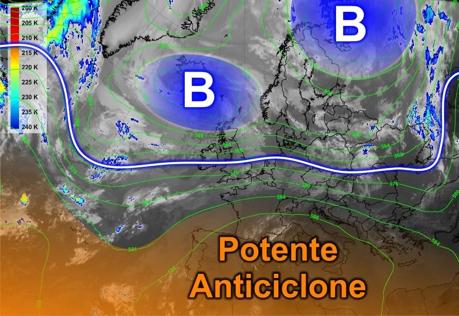 Meteosat4 1 - Mostruoso Anticiclone si posiziona sulle nostre teste