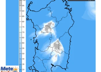 Nuvolosità pomeriggio 350x250 - Cumulogenesi in atto sul Sarrabus