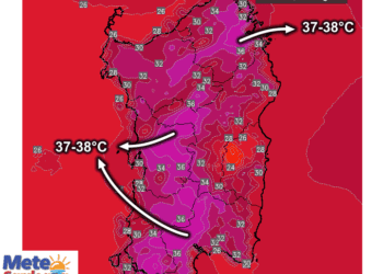 Temperature massime11 350x250 - I media annunciano un caldo più intenso, ma sulla Sardegna...