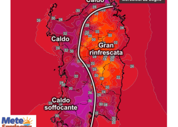 Temperature massime13 350x250 - Sabato il caldo picchierà duro: 40°C fino ad Oristano!