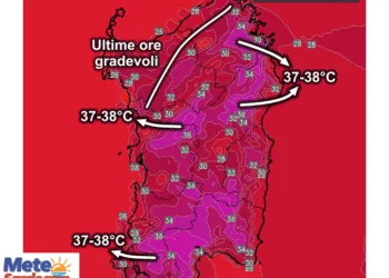 Temperature massime19 350x250 - Tornerà l'estate: forte aumento temperature da martedì