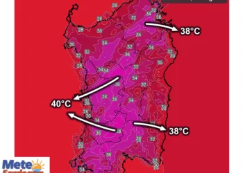 Temperature massime20 350x250 - Rischio 40°C nel week end! Vediamo dove