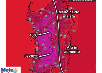 Temperature massime21 350x250 - Forno africano a pieno regime: oggi oltre 40°C