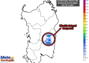 Temporali pomeridiani2 350x250 - Occhio al ritorno dei temporali: s'inizia domani