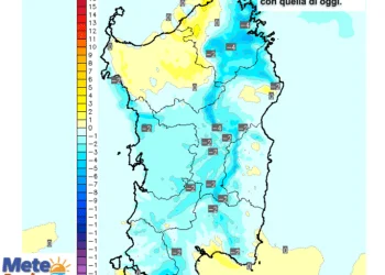 Variazioni termiche3 350x250 - Tracollo delle temperature già nella giornata di domani
