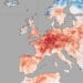 anomalie termiche europa 75x75 - Picco di calore atteso nel week end: si raggiungeranno i 40°C!