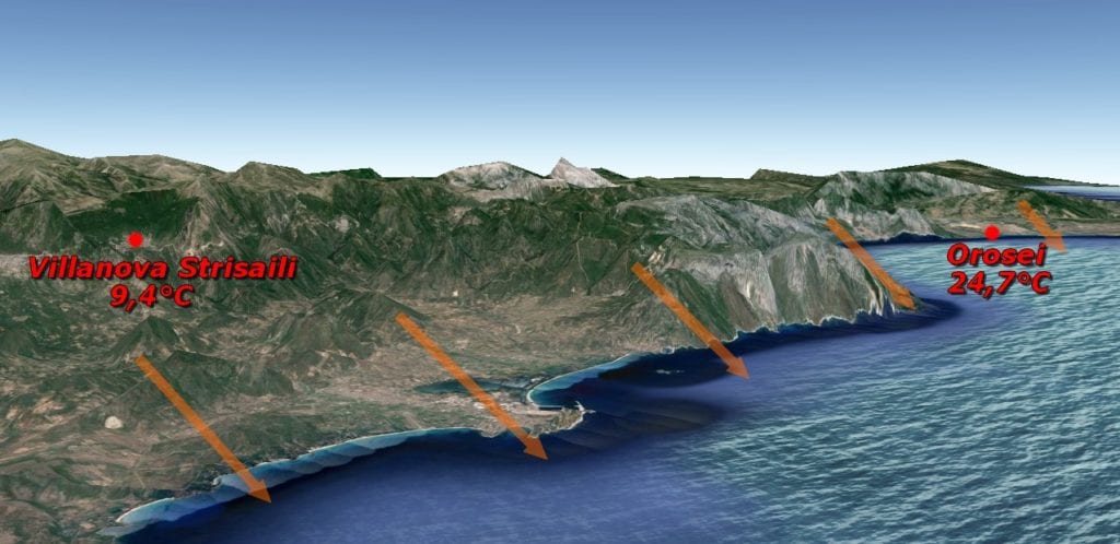 rvte 1024x498 - Villanova Strisaili e Orosei: oltre 15°C di differenza al risveglio!