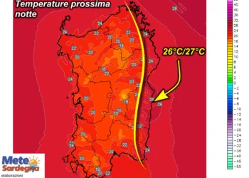 t2m 28 350x250 - Quali temperature ci daranno il buongiorno domani mattina?