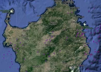 Fulminazioni 350x250 - Frequenti fulminazioni notturne su centro nord dell'Isola