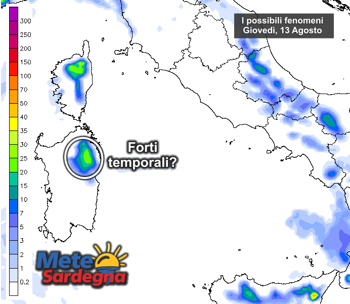 Pioggia2 - Giovedì timidi rovesci o nuovi intensi temporali?