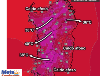 Temperature massime5 350x250 - Europa rovente la prossima settimana: guardate che caldo!