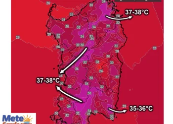 Temperature massime9 350x250 - Tornerà l'estate: forte aumento temperature da martedì
