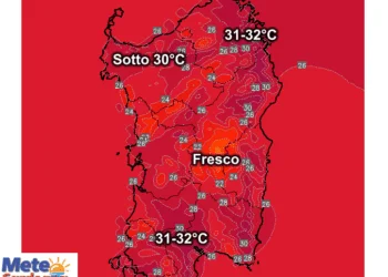 Temperature max 350x250 - Confermata la temporanea rinfrescata: torneranno anche i temporali?