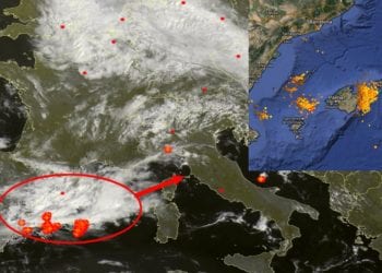 Untitled 121 350x250 - Nuovo super temporale ad ovest della Sardegna