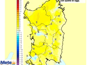 Variazioni termiche1 350x250 - Tornerà l'estate: forte aumento temperature da martedì