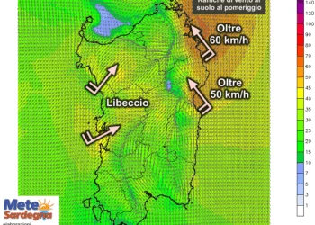 Venti al suolo 350x250 - Il meteo per domani: nubi da scirocco sulle coste orientali, bello altrove