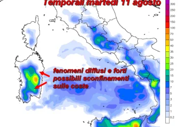 pcp24h 165 350x250 - Meteo Domenica: qualche schiarita ma...