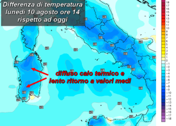 tdifinit 108 350x250 - Sardegna spaccata in due: farà caldo a est, meno a ovest