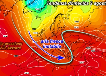 z500 168 350x250 - Ci siamo: da giovedì maestrale e calo delle temperature