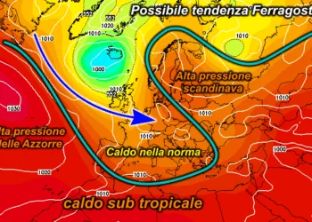z500 216 350x250 - Il meteo per domani: sole e più caldo ad ovest