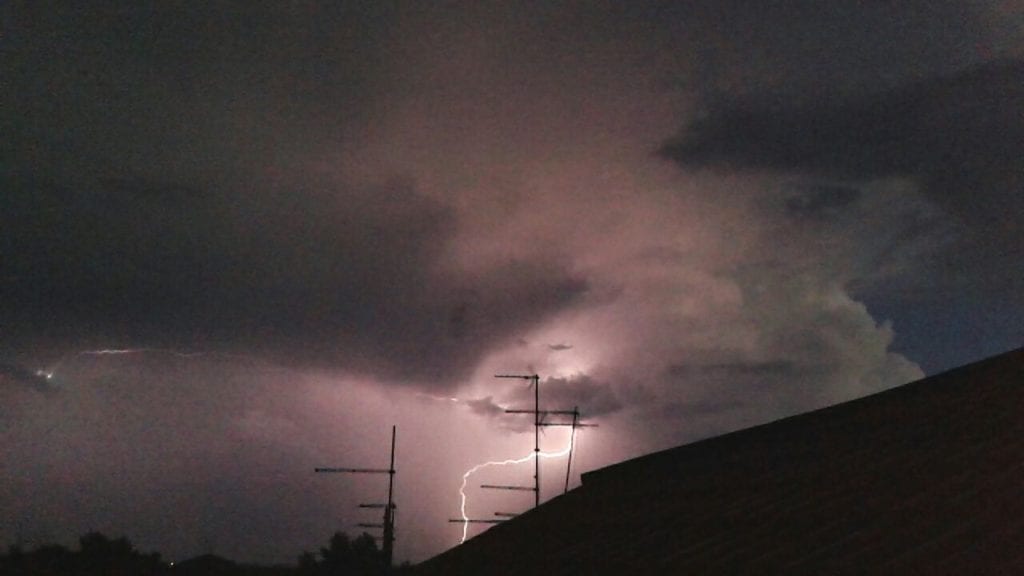 Cagliari 1024x576 - Fulmini in diretta, ecco il temporale da Cagliari