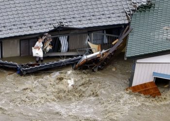 Giappone 350x250 - Inondazioni senza precedenti in Giappone: immagini incredibili
