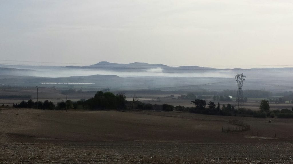 IMG 20150915 WA0000 1024x576 - Spettacolare nebbia mattutina ai piedi della Giara