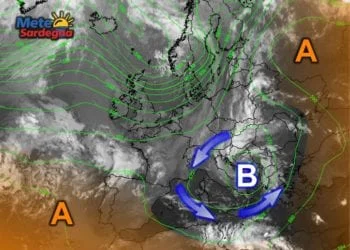 Meteosat15 350x250 - Avanza perturbazione atlantica da ovest