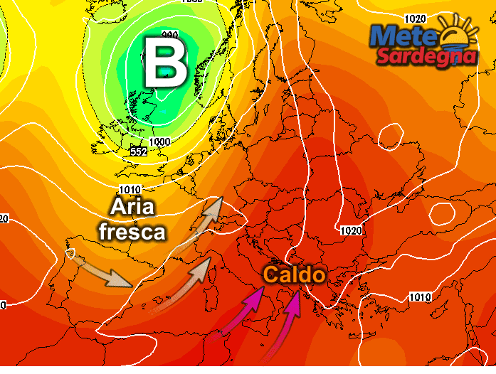 Model1 - Fine del super caldo il 18 settembre